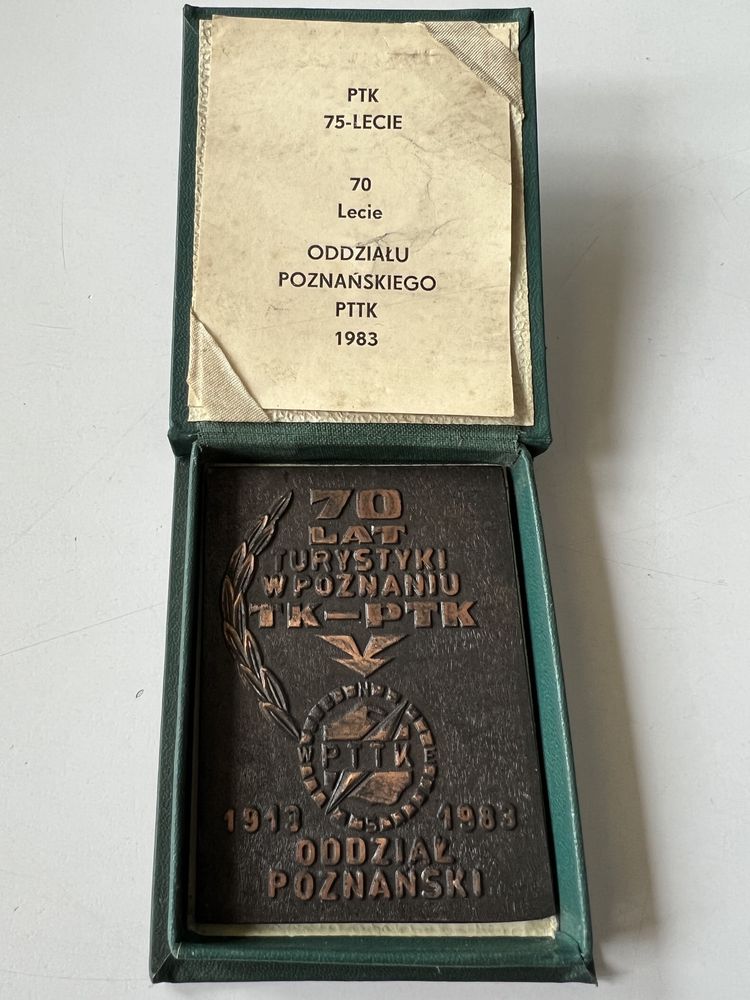 Medal PRL 70-lecie PTTK w Poznaniu