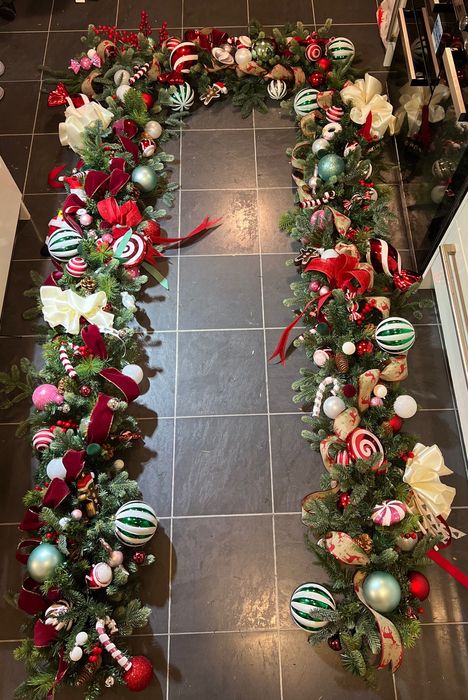 Гірлянда різдвяна для дверей камінів