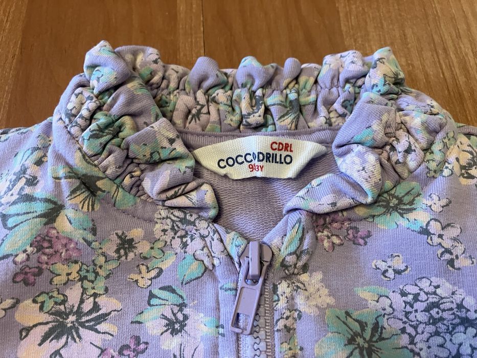 Dres, komplet bluza rozpinana i spodnie, rozmiar 98, Coccodrillo.