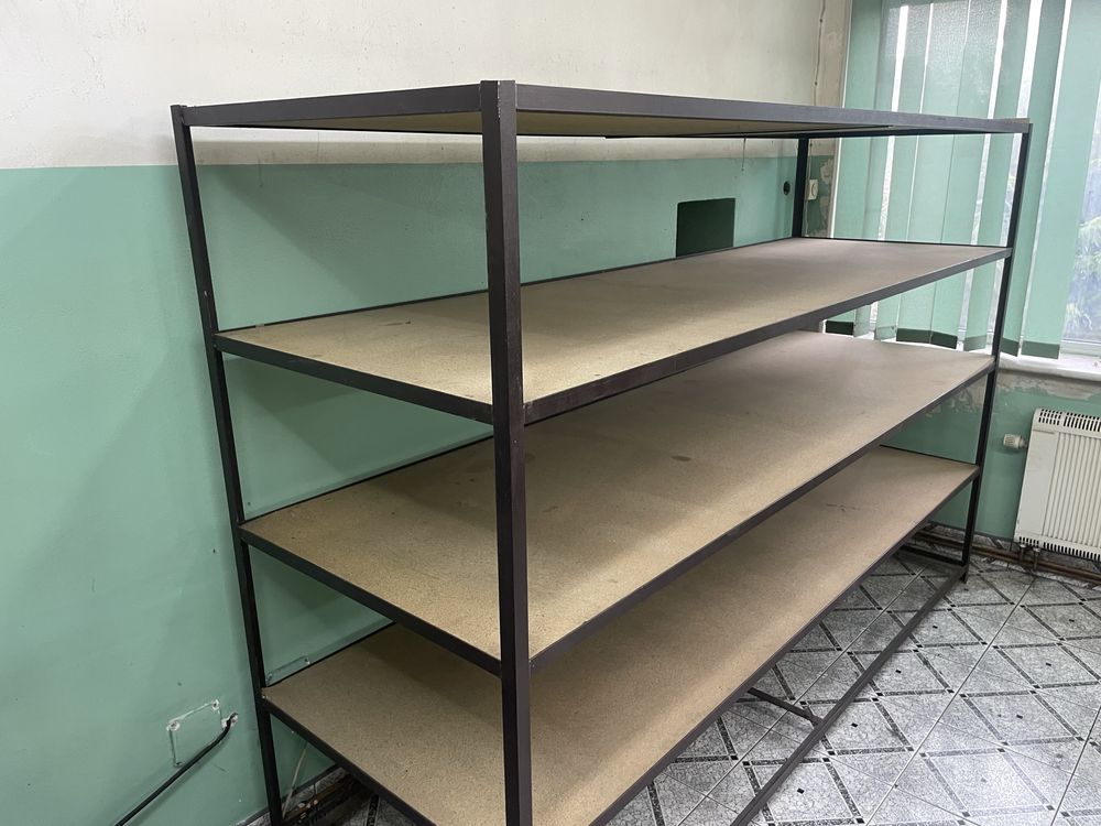 Regał metalowy spawany spiżarnia sklep garaż magazyn 252x81x168