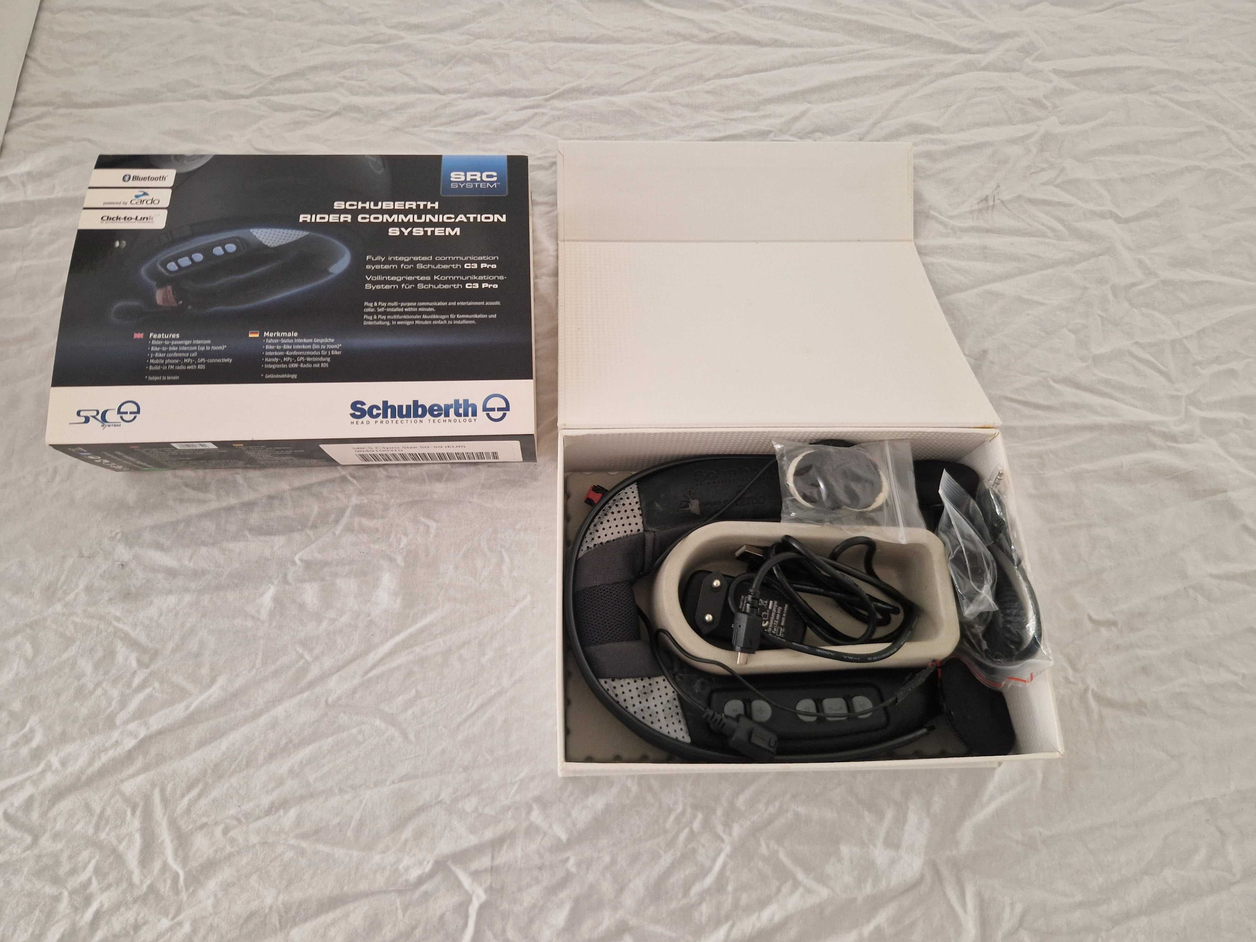 Capacete Modular Schubert C3 Pro, tamanho M + Intercom SRC integrado