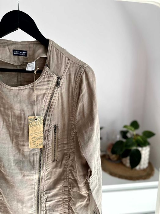 Kurtka płócienna ramoneska damska 44 bez podszewki ŻA0051A LA REDOUTE