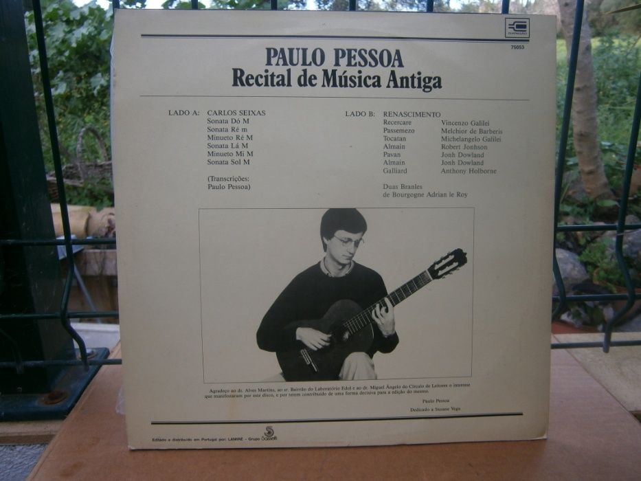 PAULO PESSOA - Recital de Música Antiga (VINIL)