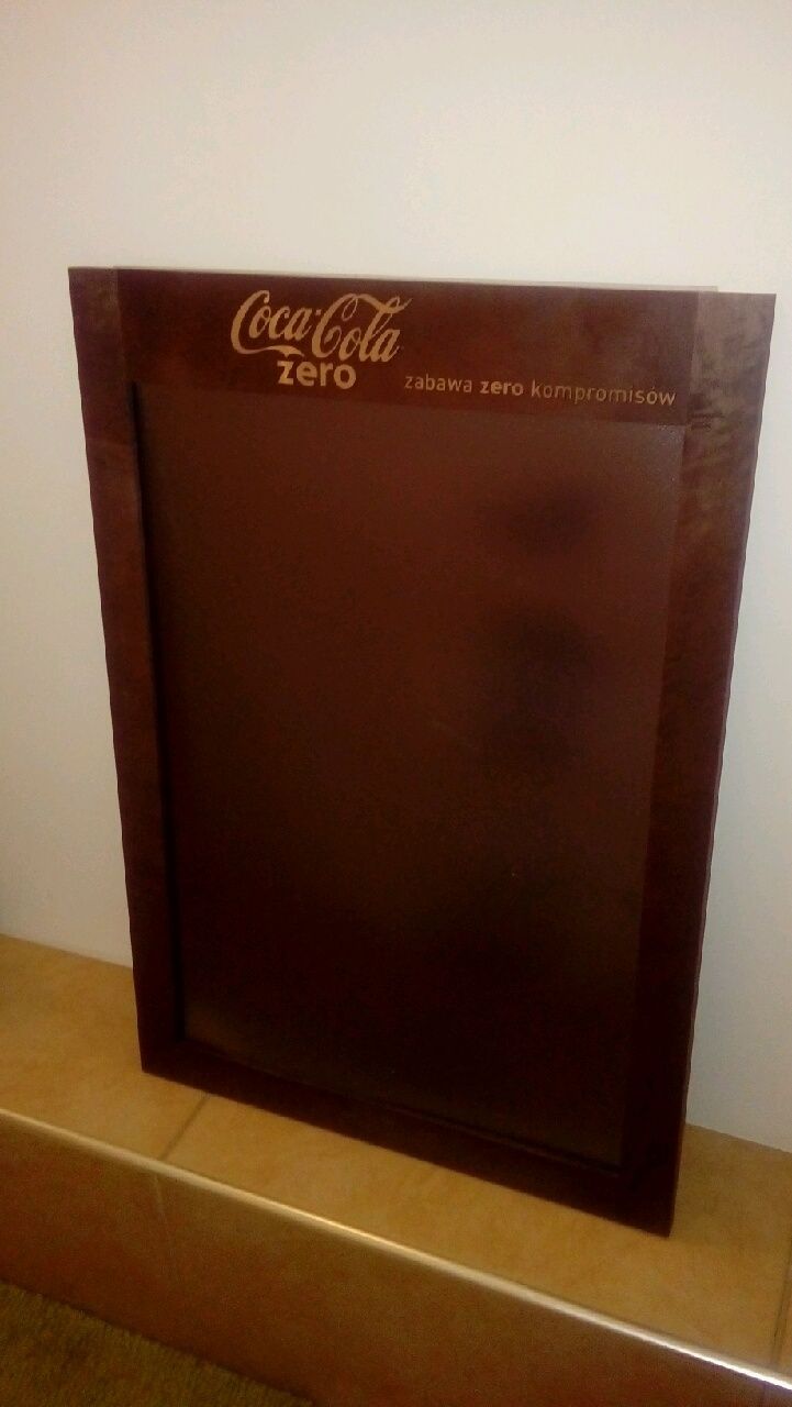 Tablica Coca cola duża drewno vintage boho do pisania drewniana