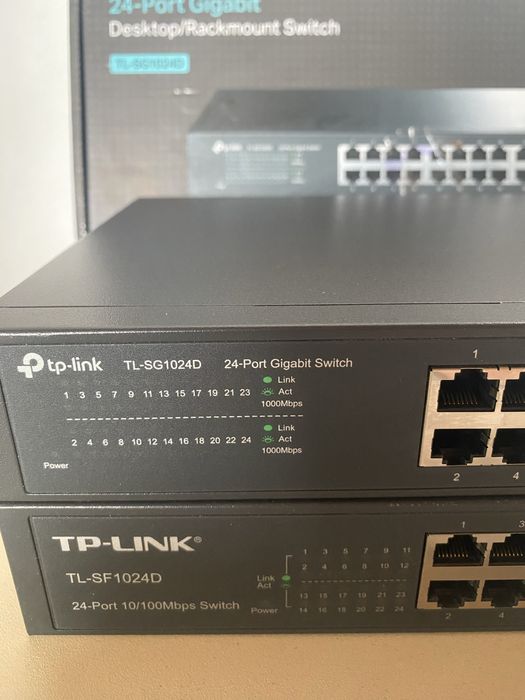 Свитч(комутатор) 24 порт 1000Мтб, 100 Мтб