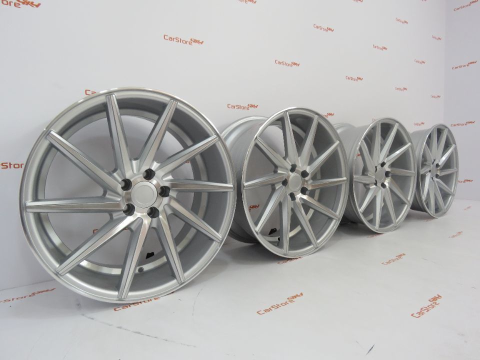 Jantes Estilo Vossen CVT 18 x 8 et35 5x100 Silver Machined