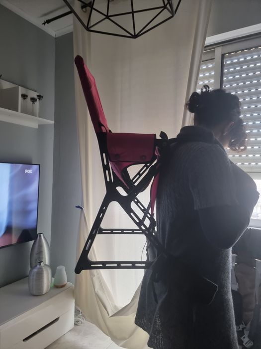 Cadeira mochila de passeio para bebé