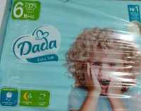 підгузки dada extra soft 6 для дітей з вагою 16+ кг