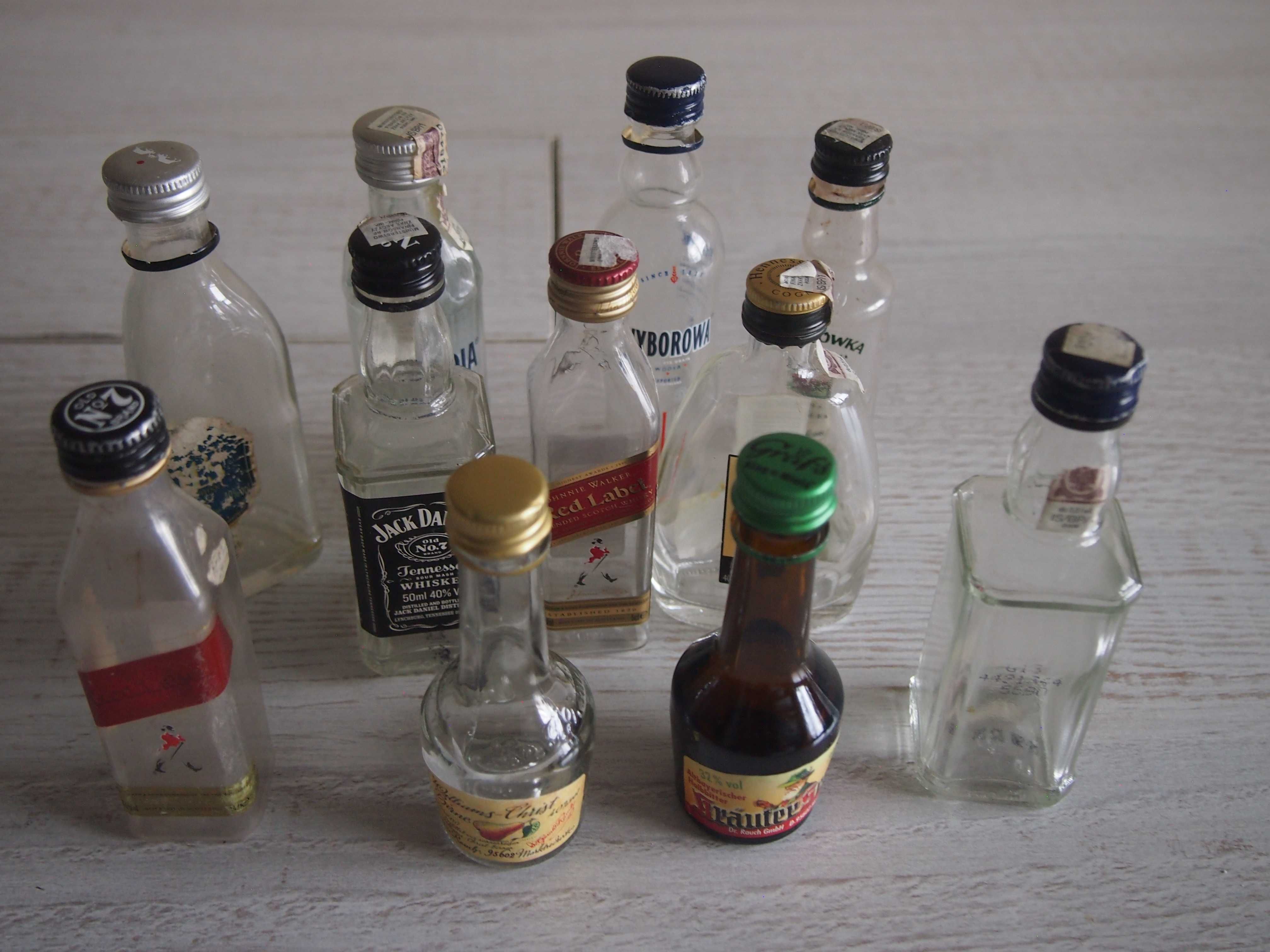 Buteleczki 50ml. po alkoholu