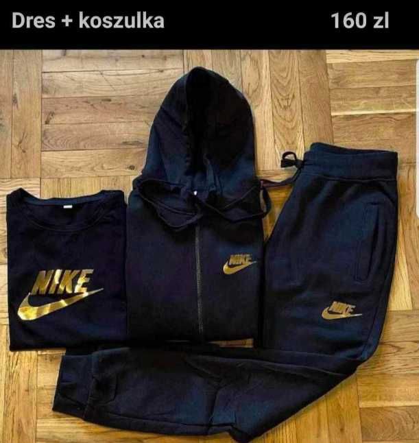 Nike dresy damskie komplet dres + koszulka