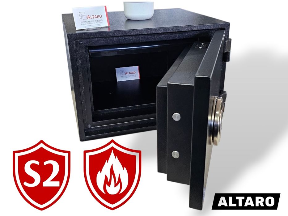 Sejf OGNIOODPORNY antywłamaniowy Klasa S2 LFS60 min • ALTARO30EL