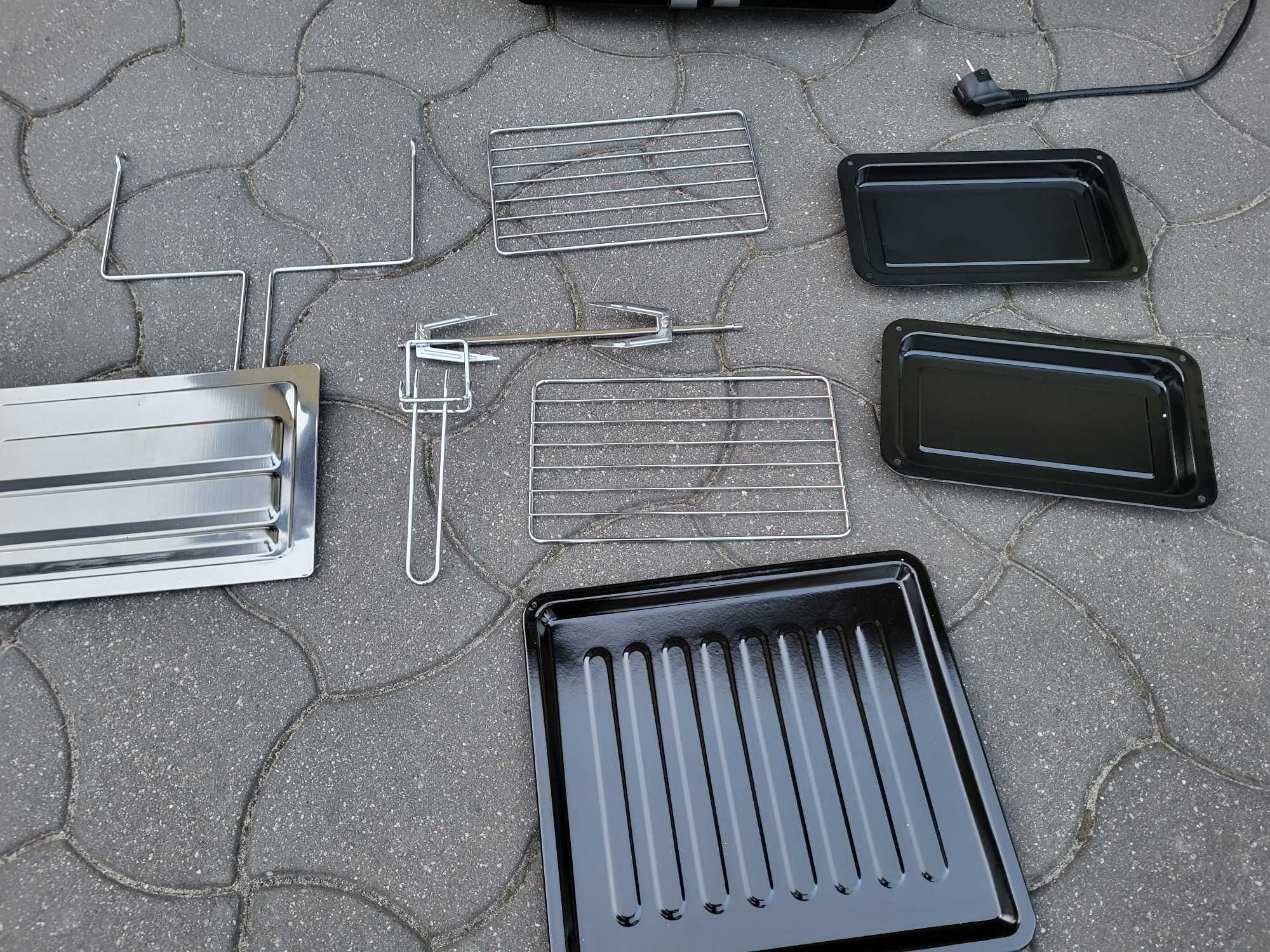 Frytkownica piekarnik rożen 23 L Dwustrefowa 2200w 15 programów