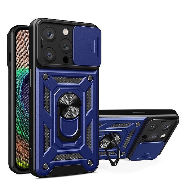Hybrid Armor Camshield etui iPhone 14 Pro pancerny pokrowiec z osłoną