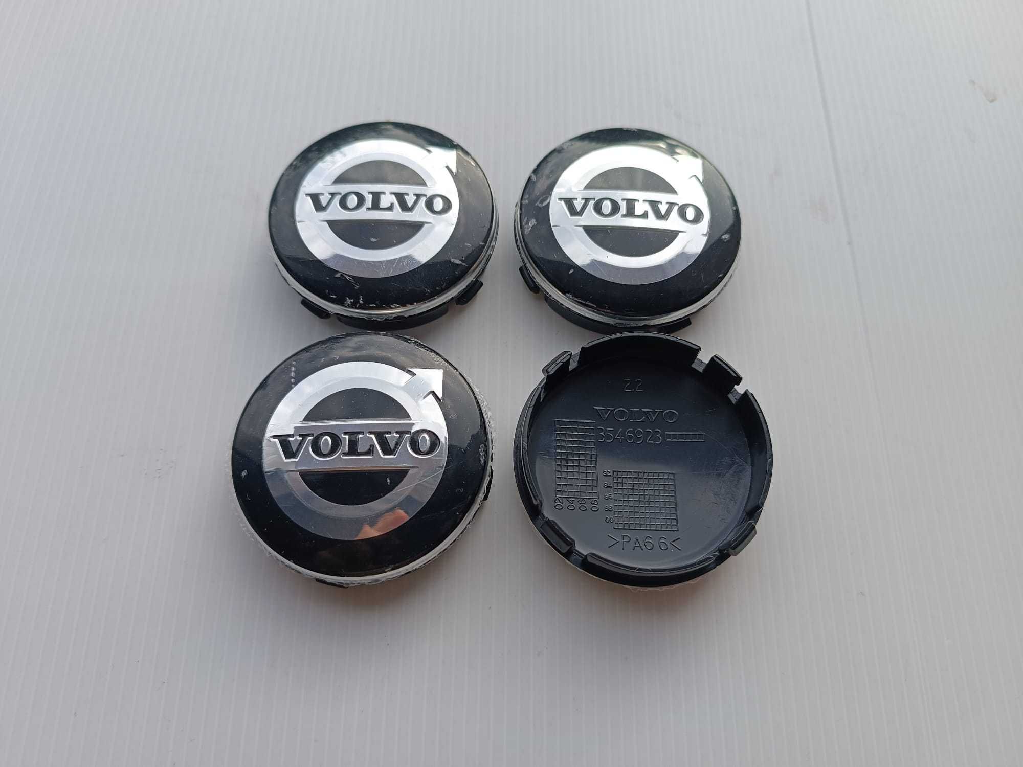 Centros/tampas de jante completos Volvo com 56, 60, 64 e 68 mm