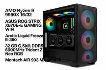 Потужний ПК з новими комплектуючими Ryzen 9950X/DDR5/X870E-E GAMING