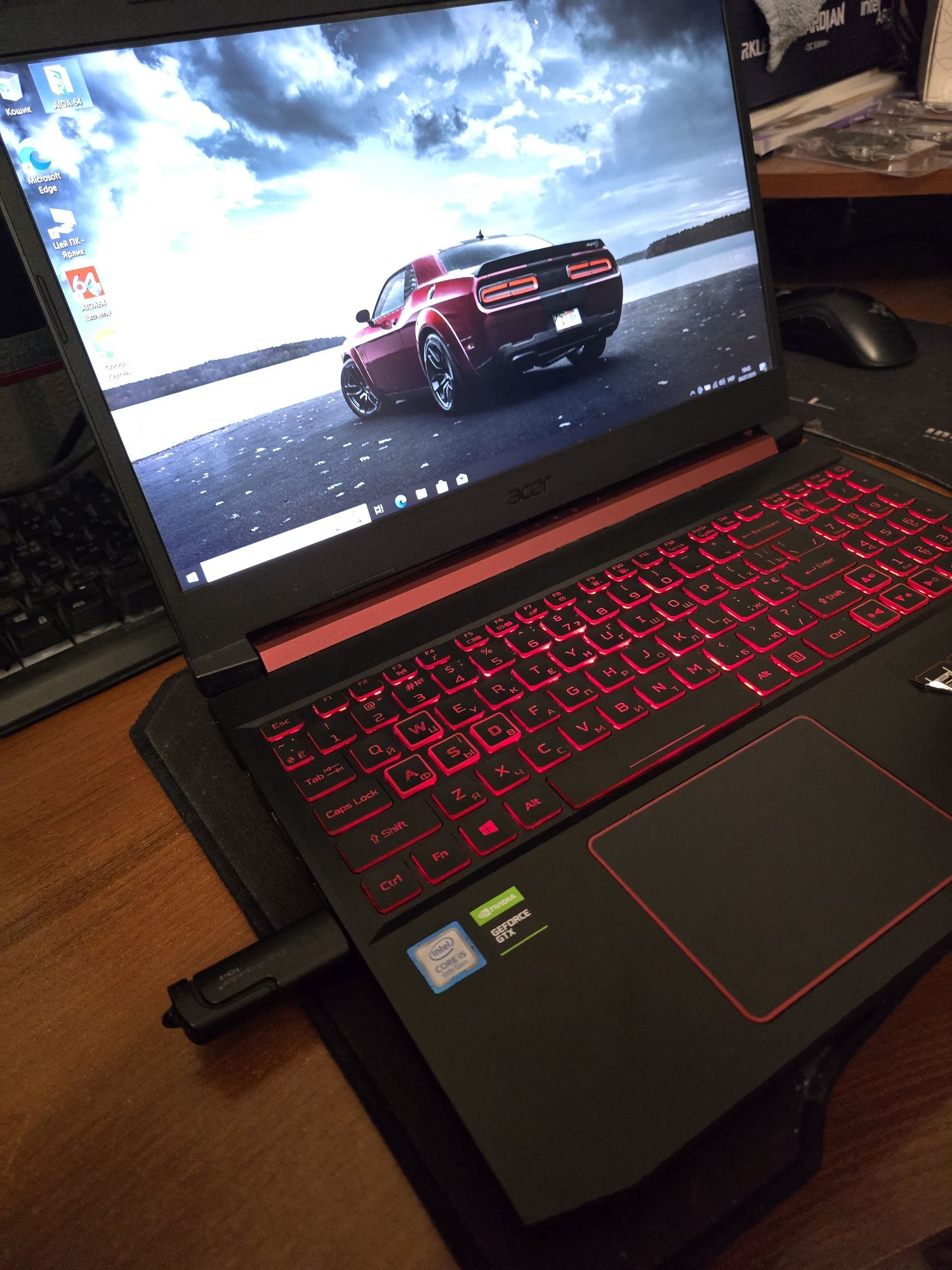 Acer Nitro i5 9300h 16gb ddr4 Geforce gtx 1050 3 gb ssd 500