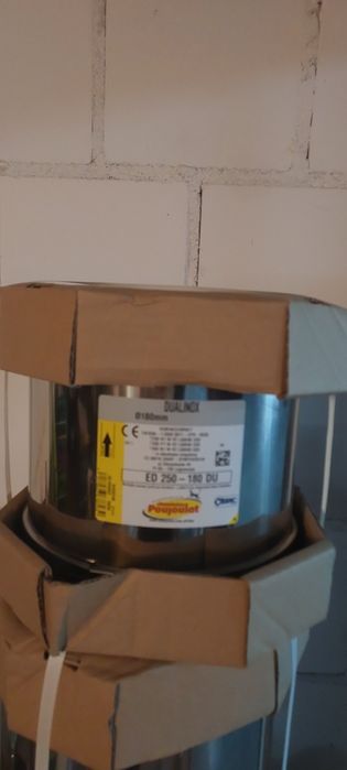 Rura izolowana komin spalinowy fi 180 250 mm DAULINOX