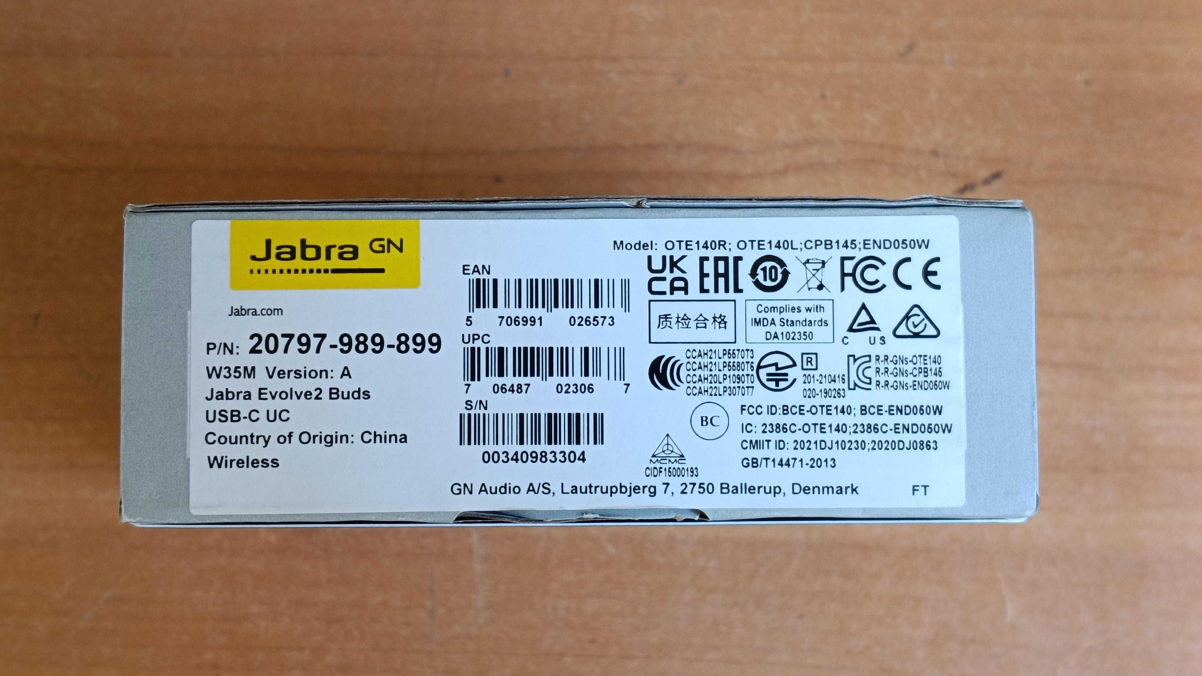 Nowe Słuchawki Jabra Evolve 2 Buds
