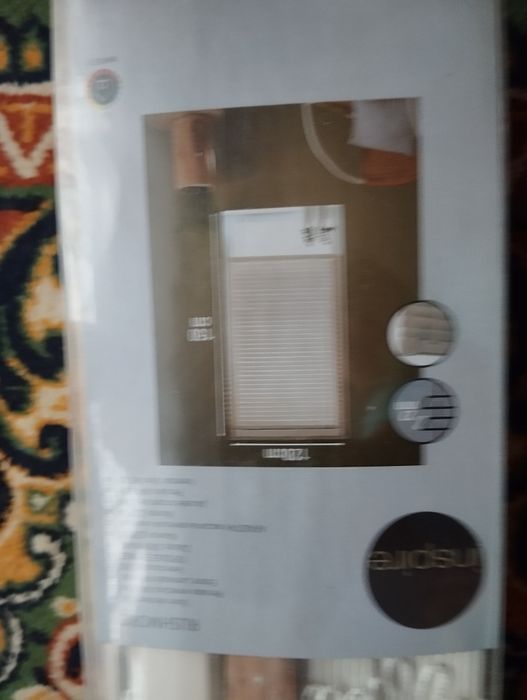 Żaluzje białe drewniane 120x150 cm Nowe