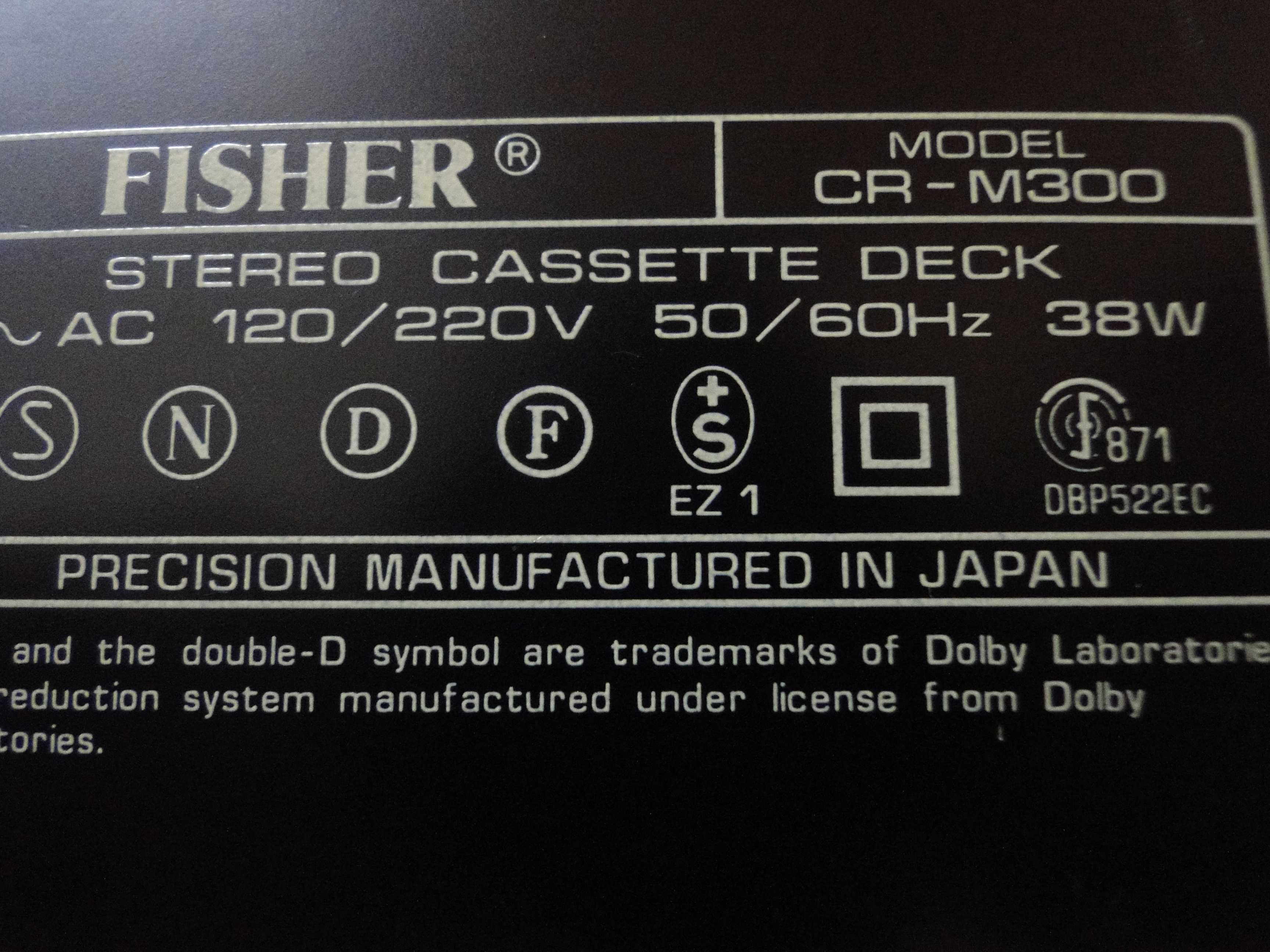 Magnetofon Fisher CR-M300