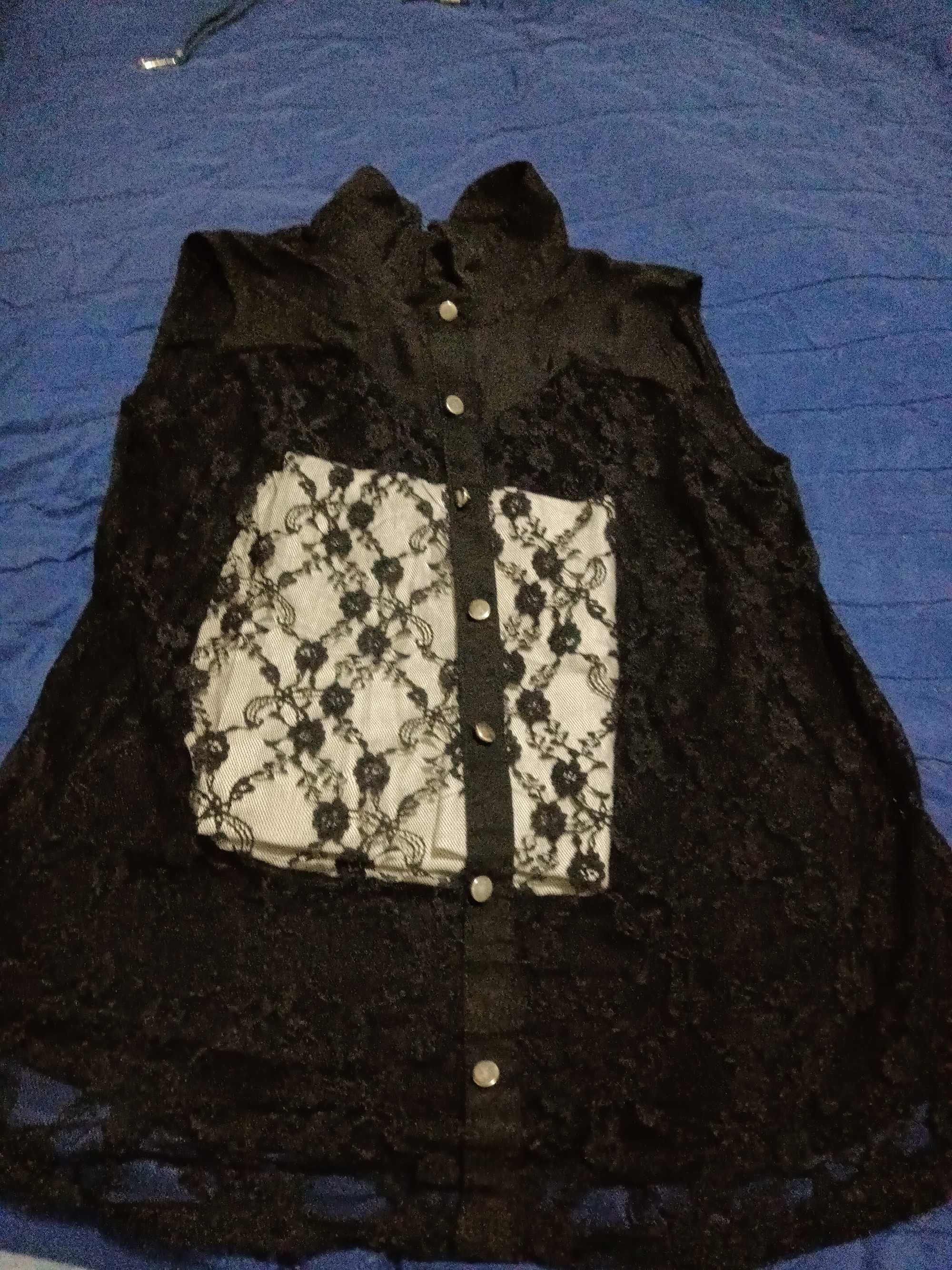 Blusa / Top transparente - Tam. Único