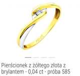 Pierścionek z brylantem