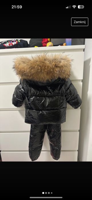 Zimowy puchowy kominezon