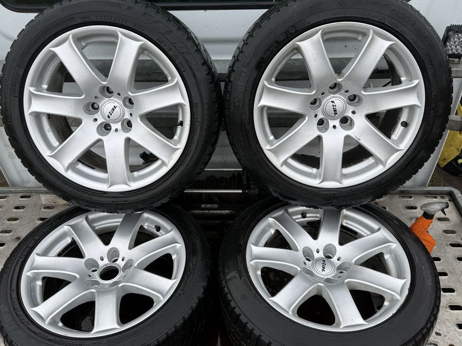 Alufelgi Bmw 5x120 zimowe opony 225/50/17