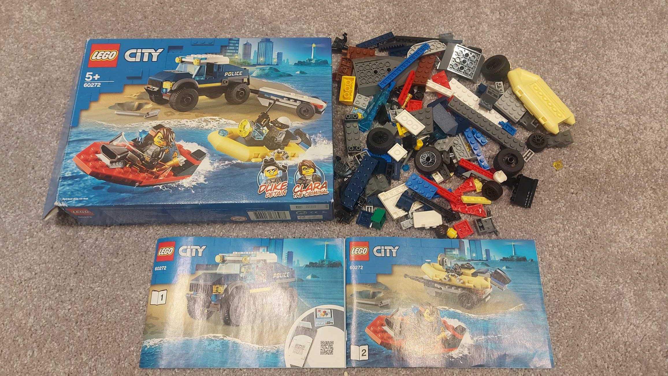 LEGO® 60272 City - Transport łodzi policji specjalnej