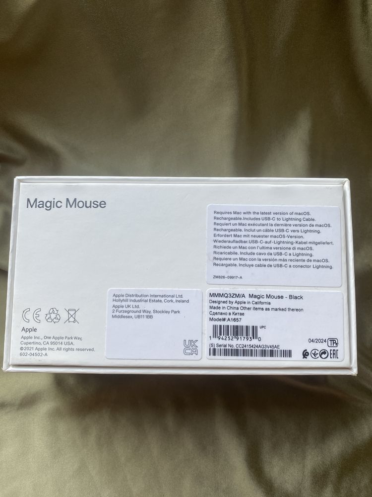 Apple Magic Mouse Black Оригінал !!!