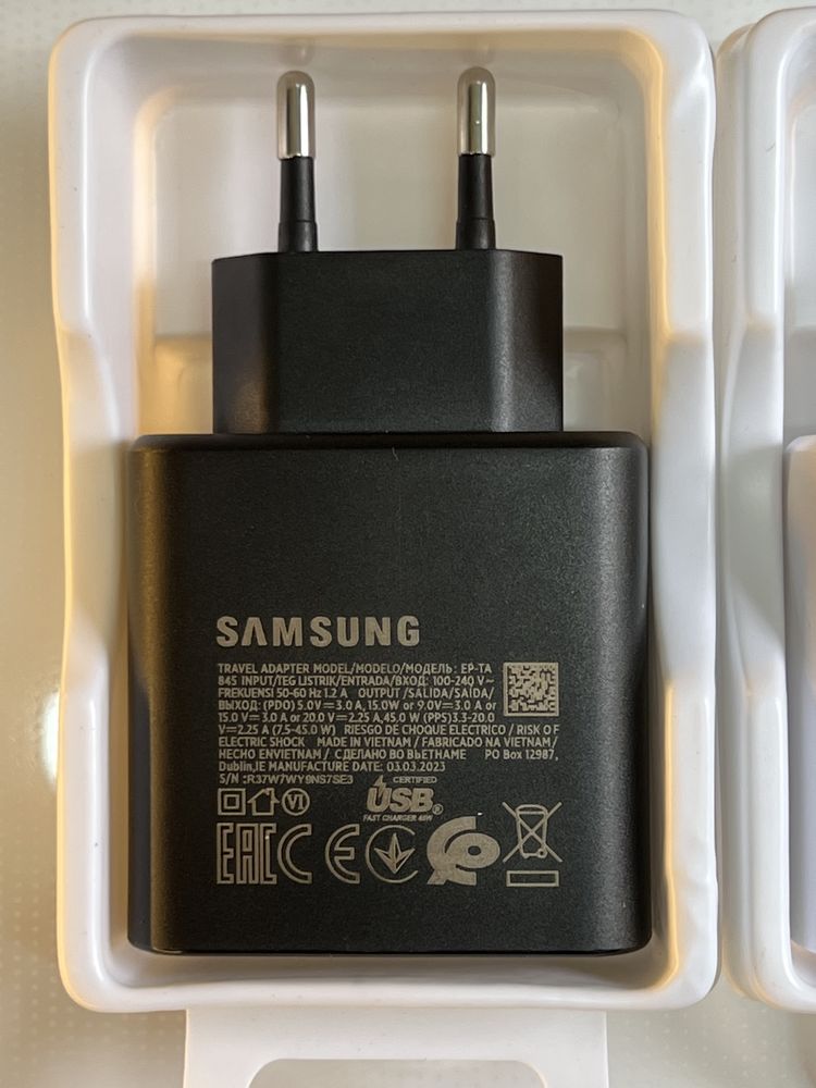 Супер швидка зарядка Samsung 45w super fast charger ta845