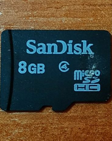Карта памяти San Disk 8 Гб.