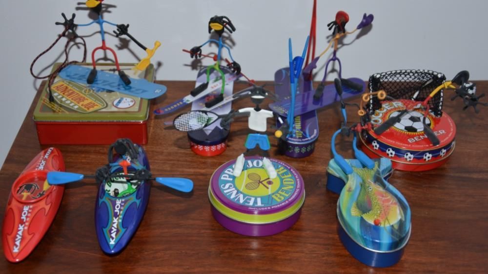 Boneco dobrável/flexível (BENDER) - “Snowboard Joe” (praticante de sno