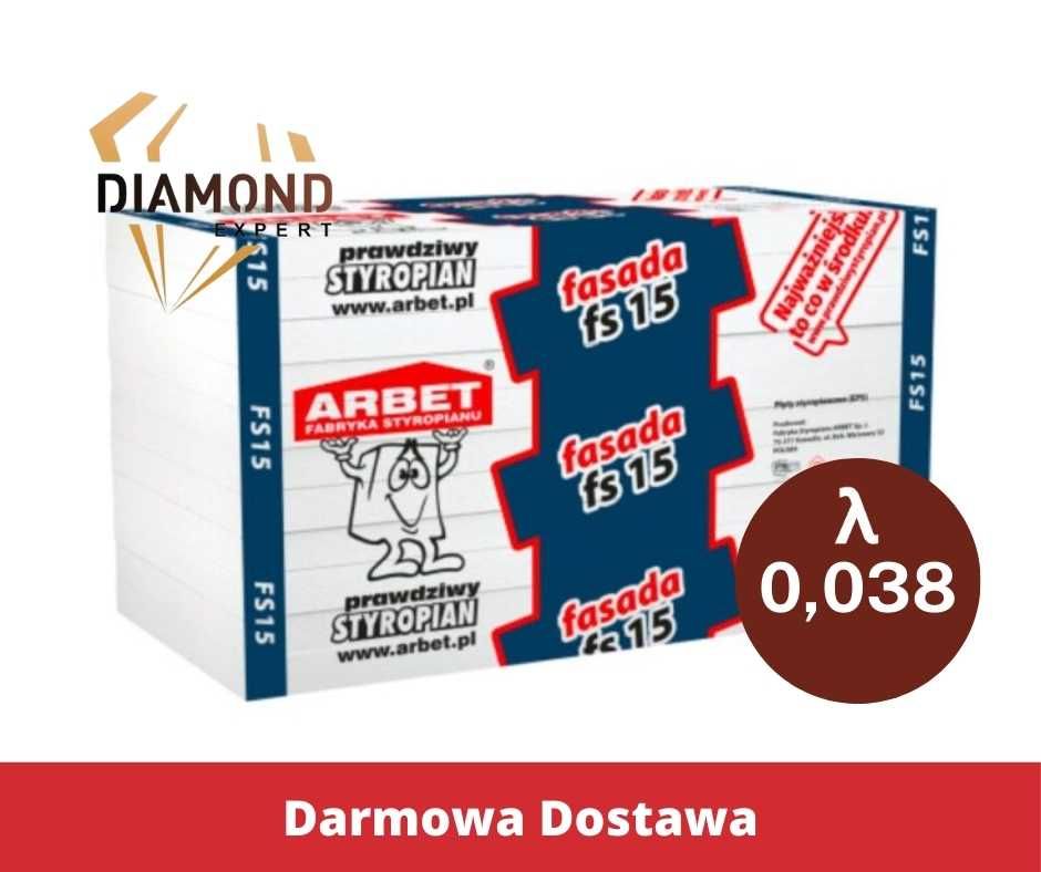 Styropian Elewacyjny Fasadowy Arbet 5,8,10,15,20,25,30 cm