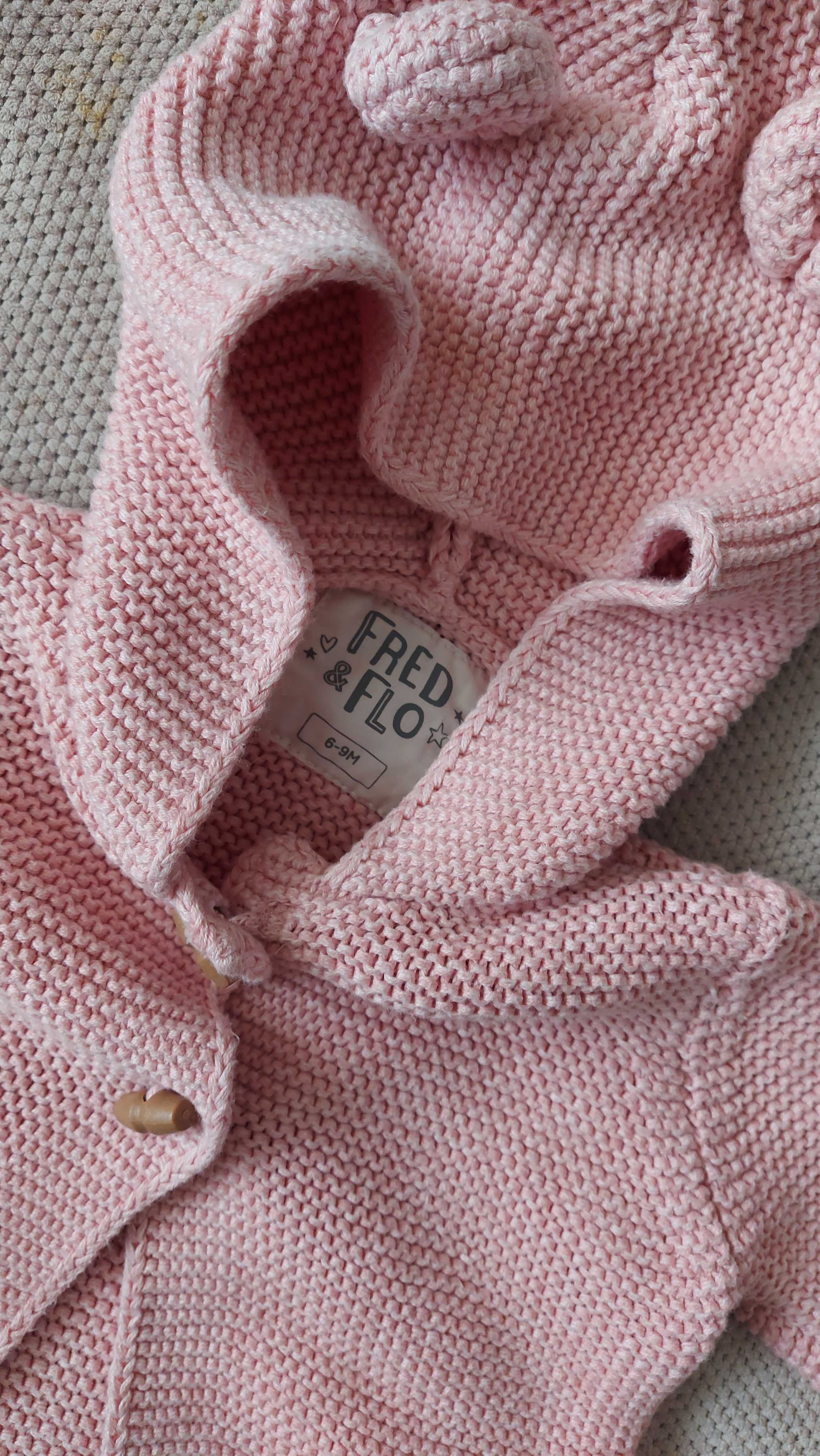 Bluza sweterek zapinany Fred & Flo 68-74