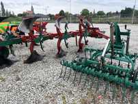 Kverneland EM100 4 skiby resor + packomat S hydrauliczny kuhn lemken