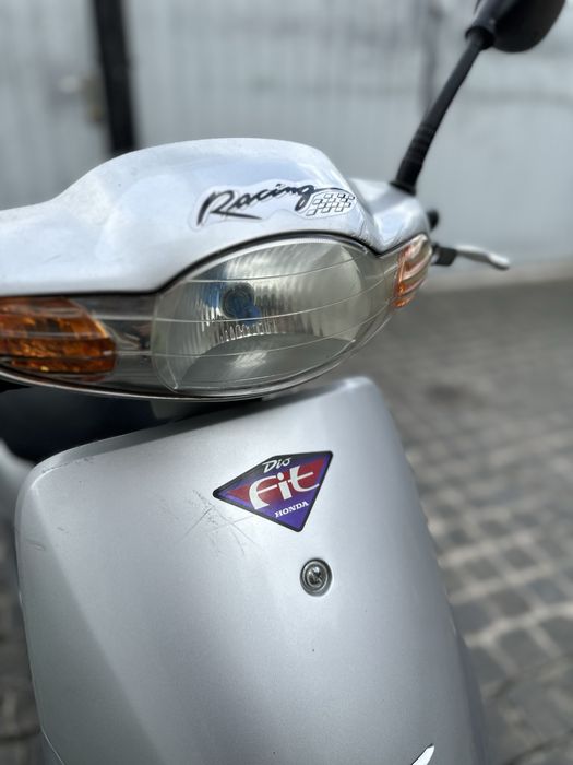 Honda Dio Fit з доками на модних номерах скутер мопед