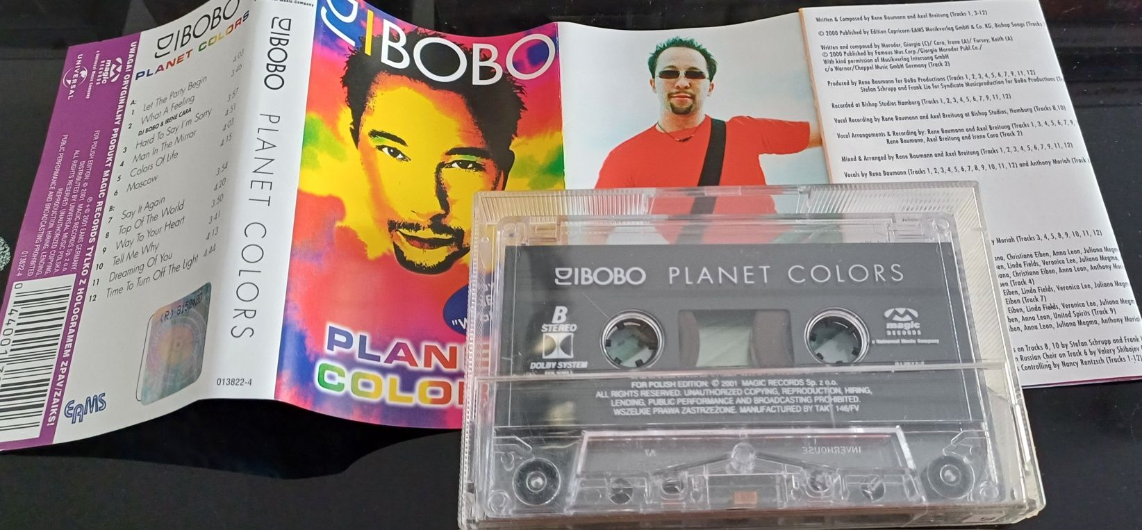 Kaseta magnetofonowa DJ Bobo - Planet Colors