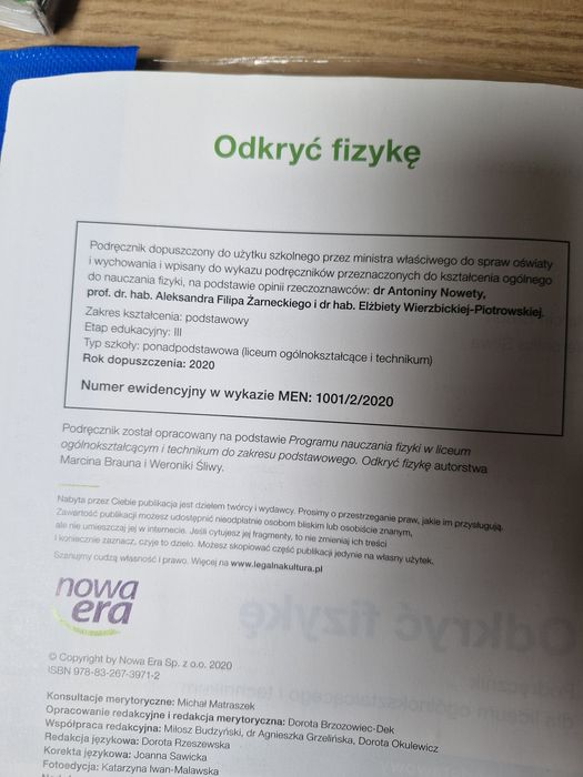 Biologia na czasie 2, odkryć fizykę 2, oblicza geografii 2,