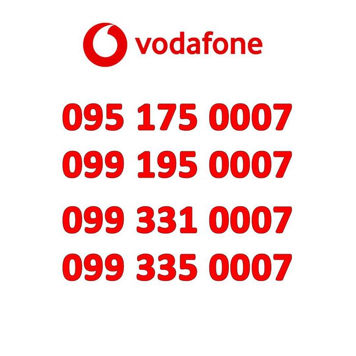 Золотий номер Vodafone