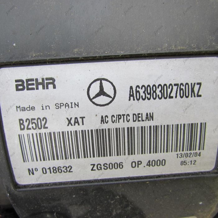 Пічка Mercedes Vito 639 Опалювач в зборі Вито 639 Разборка Віто В6