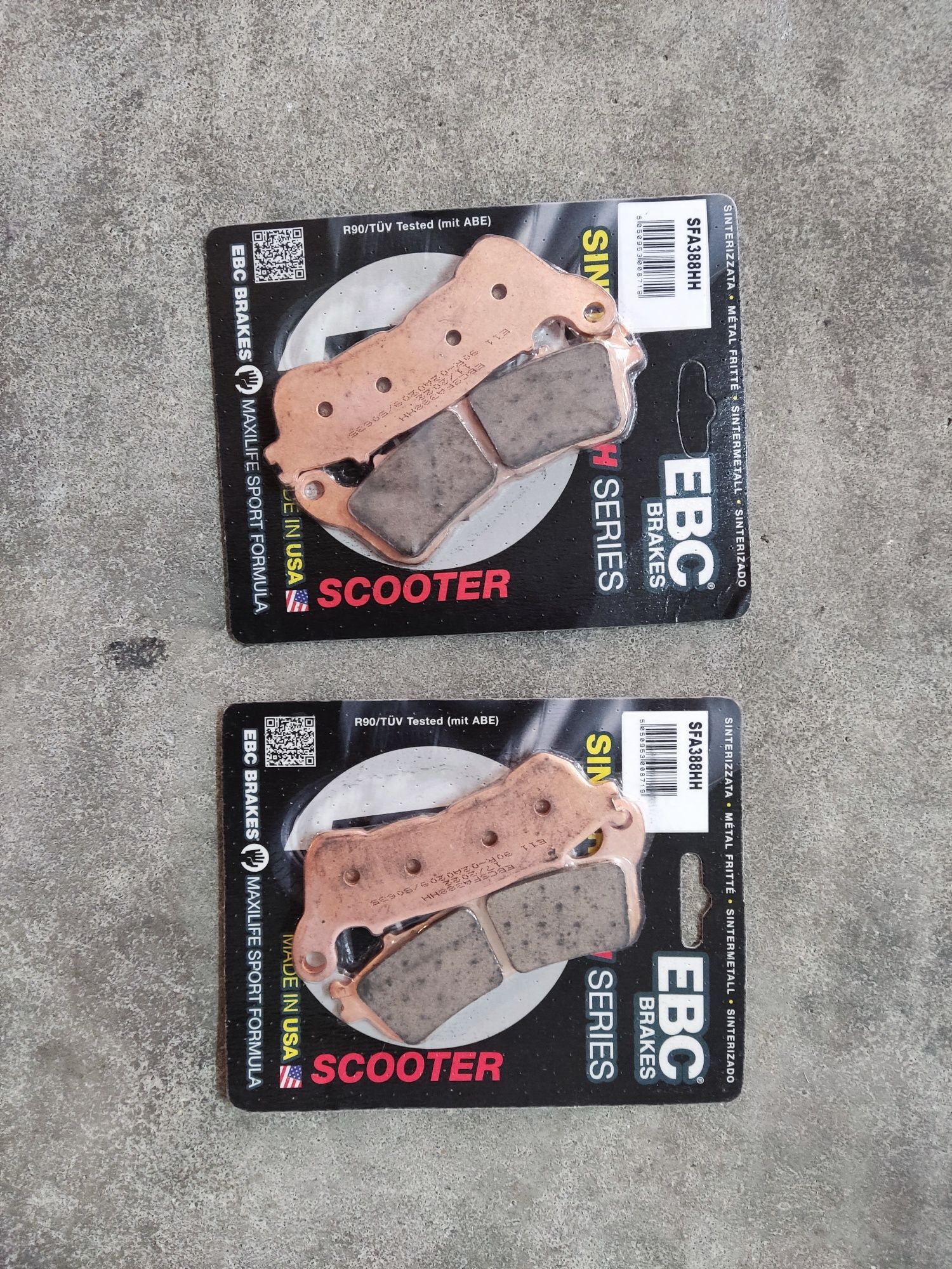 Pastilhas de travão scooter EBC SFA388HH