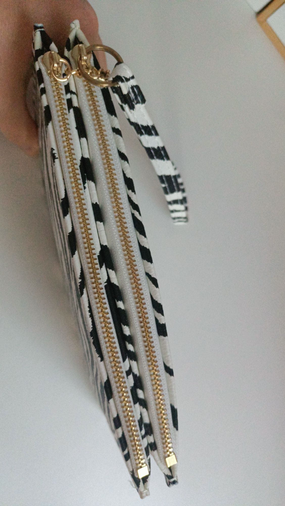 Torebka portfel zebra NOWA