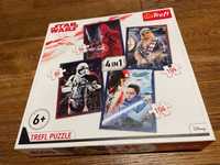 Puzzle firmy Trefl - seria Star Wars 4in1 - 342 puzzle, stan idealny