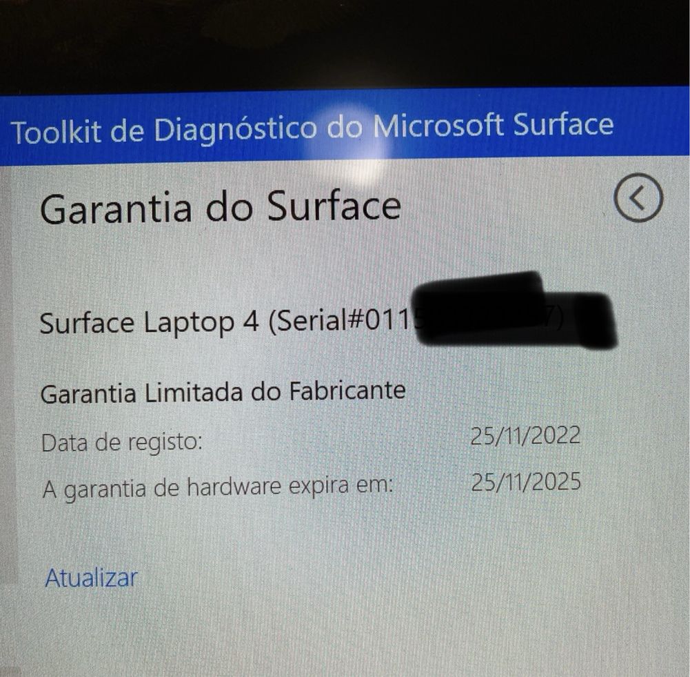 Surface Laptop 4 - garantia 2 anos oficial  Microsoft