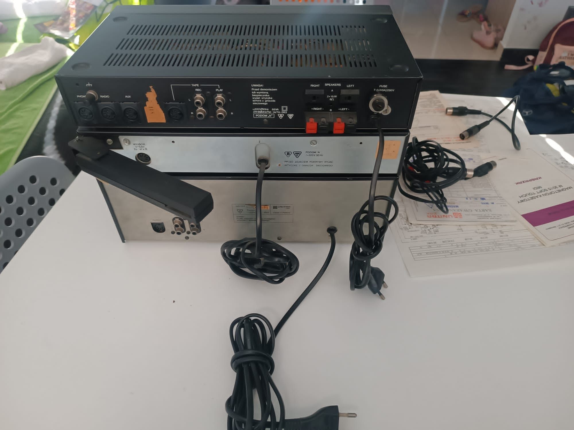 Wieża Unitra Fonica ZM3000 M3016 PW3015 T3015