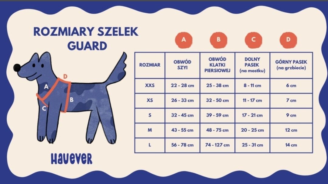 Szelki guard HAUEVER rozm. M