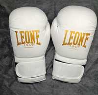 Rękawice bokserskie 16oz Leone White & Gold