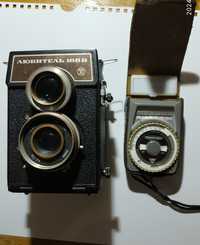 Фотоапарат "Любітєль 166 В", експонометр "Ленінград 4"у подарунок.