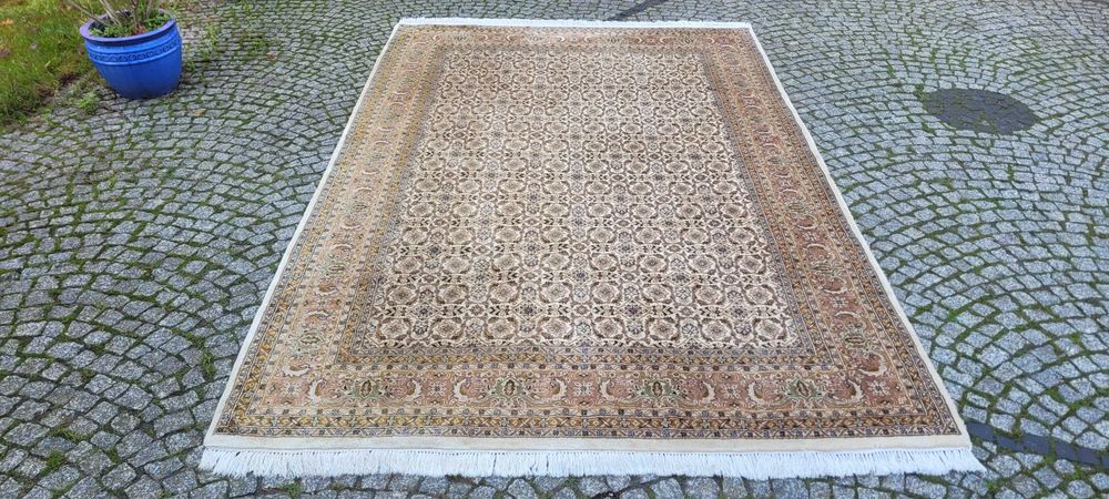 KASZMIROWY INDO BIDJAR lśniący perski dywan Ręcznie tkany 200/320cm